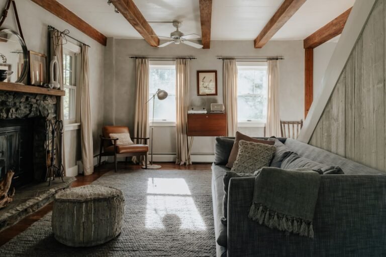 Cozy rental home interior